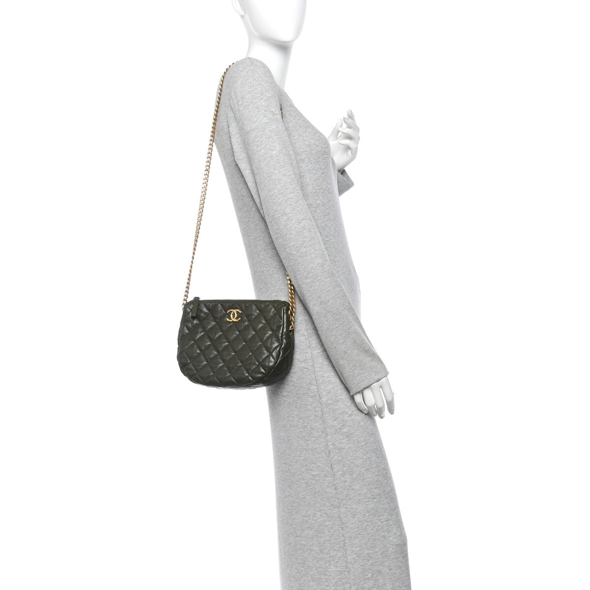 Quilted Lambskin Hobo Bag