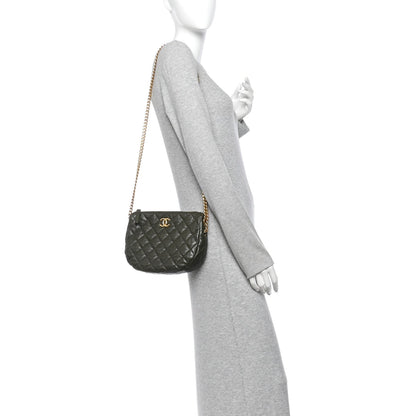 Quilted Lambskin Hobo Bag