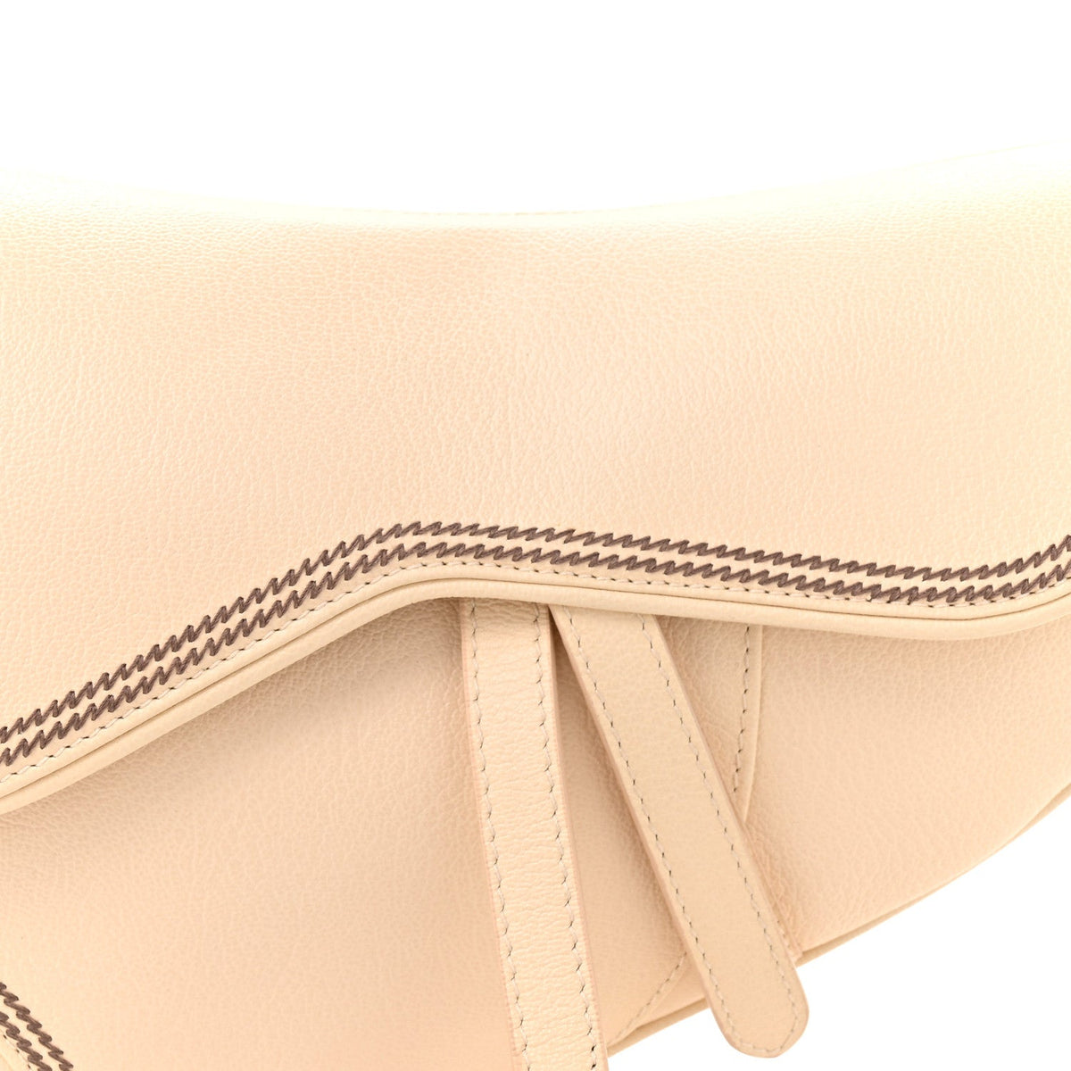 Calfskin Handbag - Beige