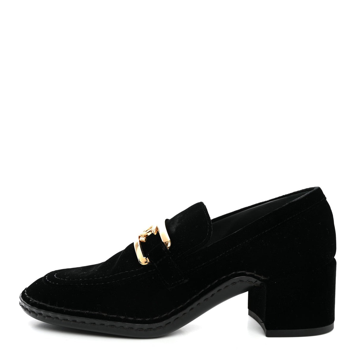Velvet Metal CC Loafers Black