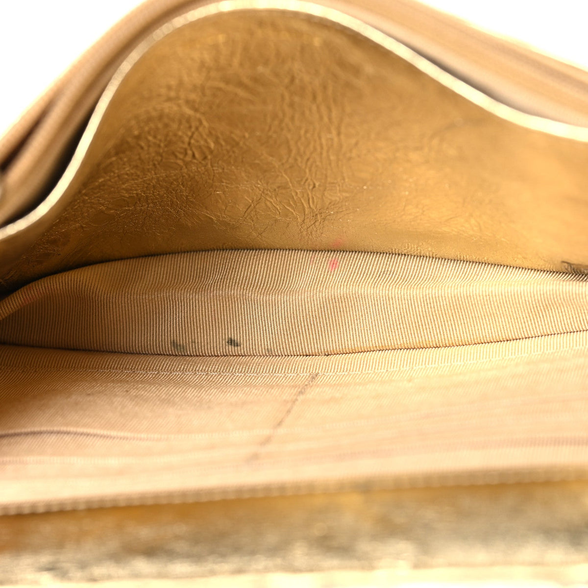 Quilted Calfskin Wallet Bag - Gold