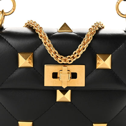 Small Nappa Shoulder Bag - Black