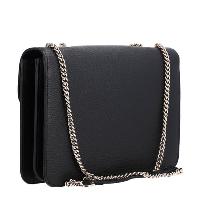 Calfskin Shoulder Bag - Black