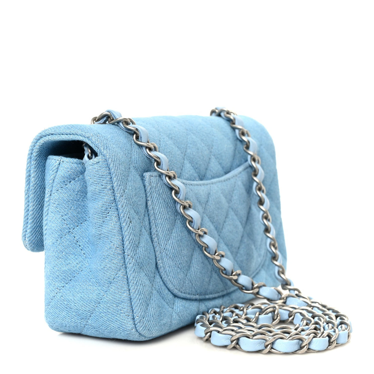 Mini Quilted Flap Shoulder Bag - Tan