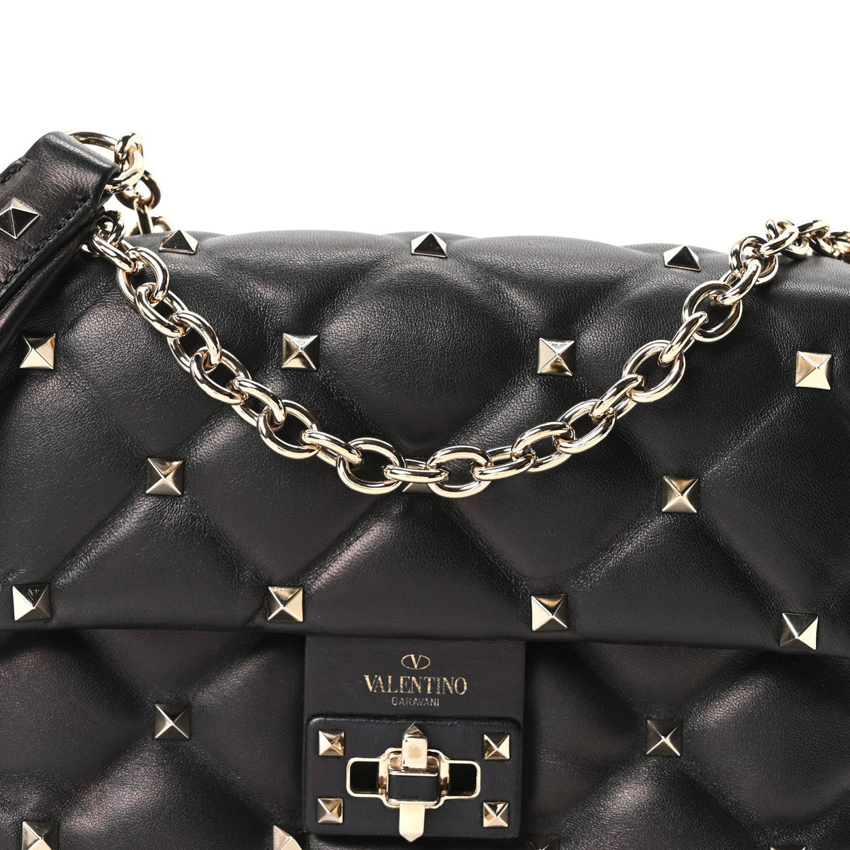Small Nappa Crossbody Bag - Black