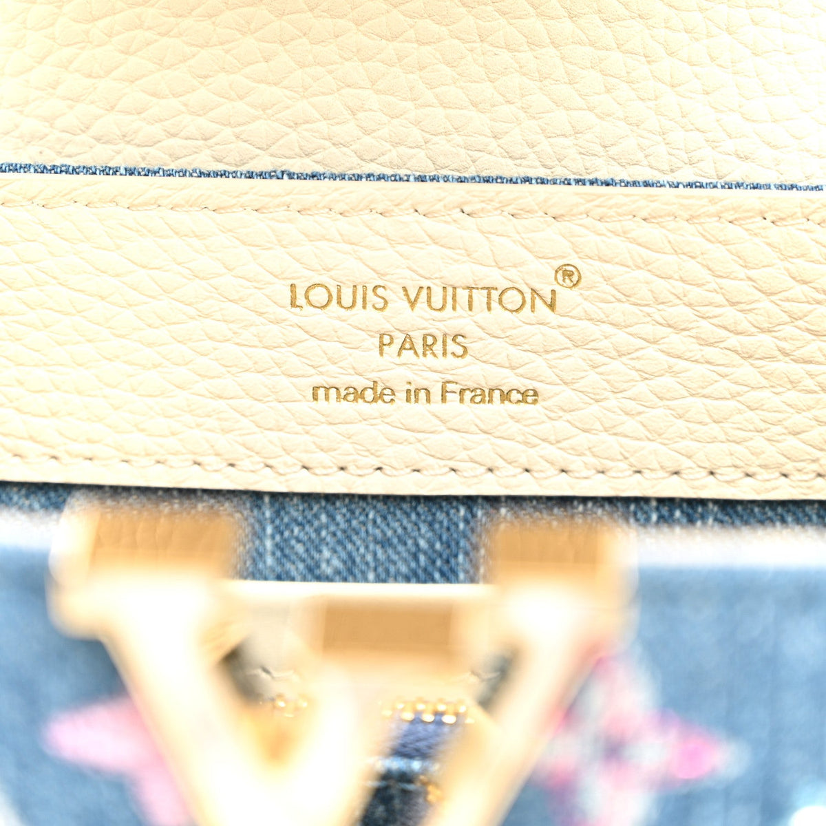 Mini Calfskin Handbag - Blue