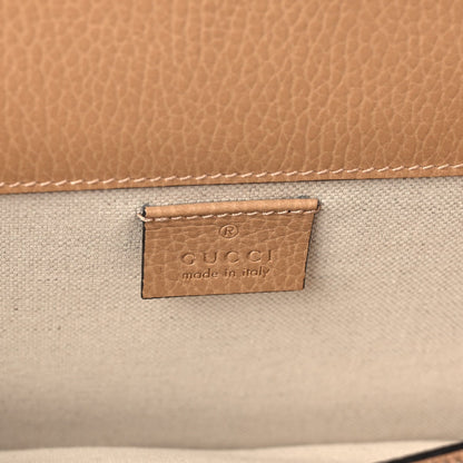 Small Calfskin Shoulder Bag - Natural