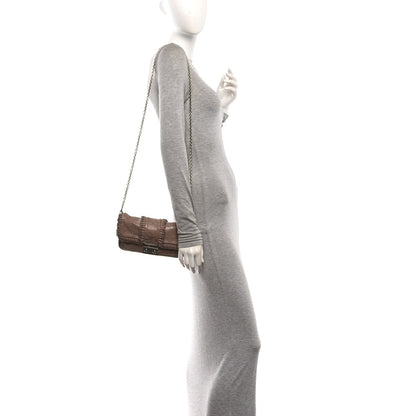 Lambskin Flap Shoulder Bag - Beige