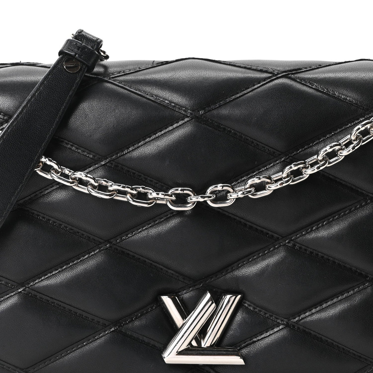 Lambskin Handbag - Black