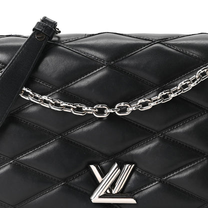 Lambskin Handbag - Black
