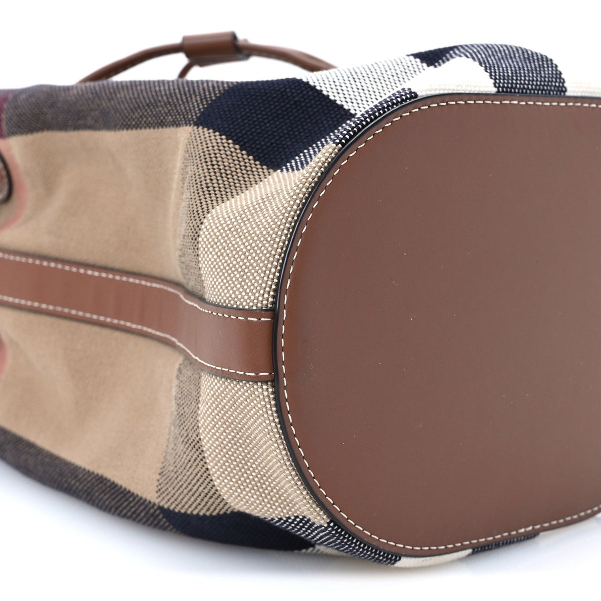 Small Canvas Bucket Bag - Brown