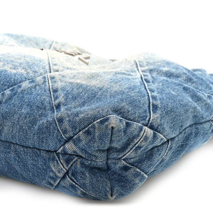 Small Quilted Handbag - Blue