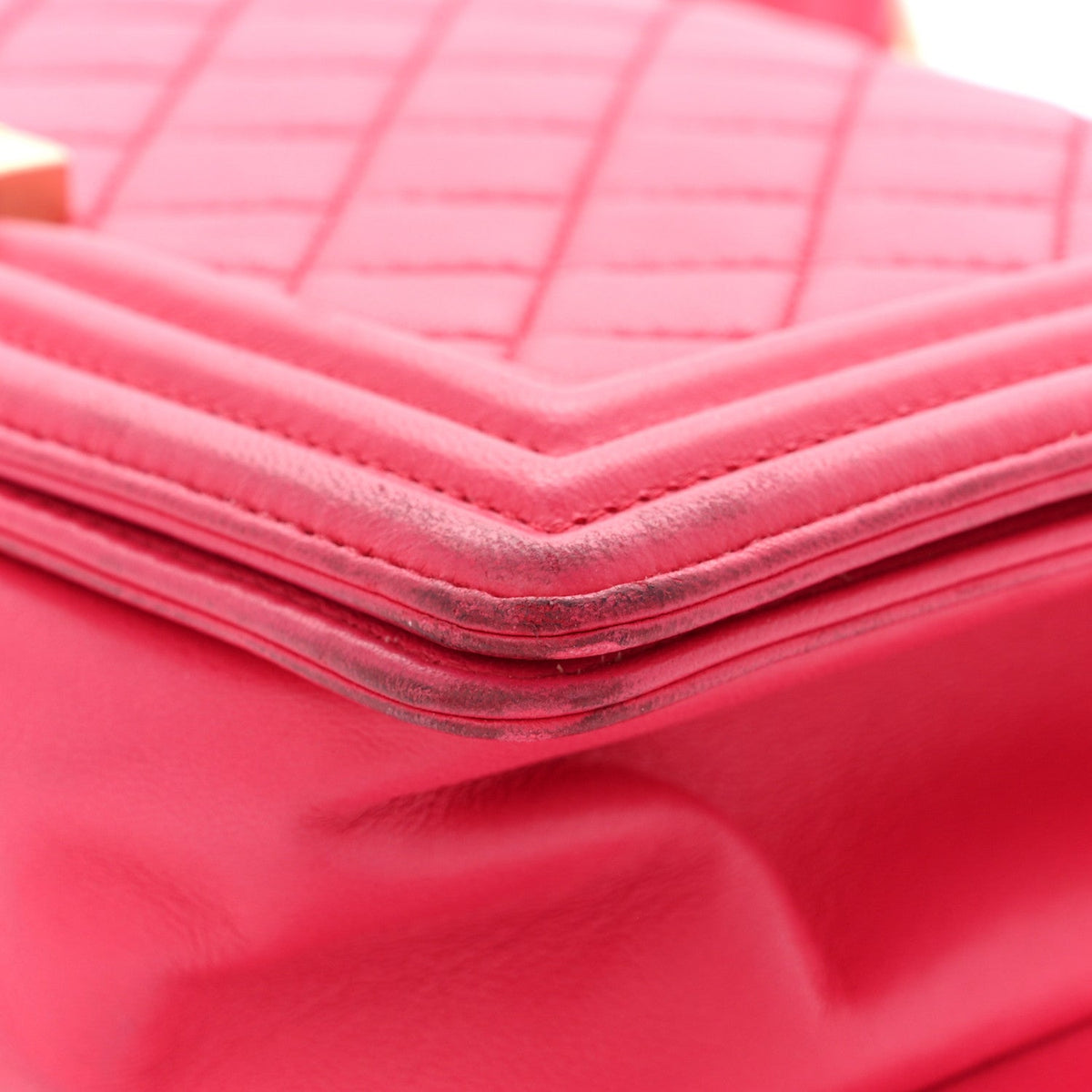 Medium Quilted Lambskin Flap Shoulder Bag
