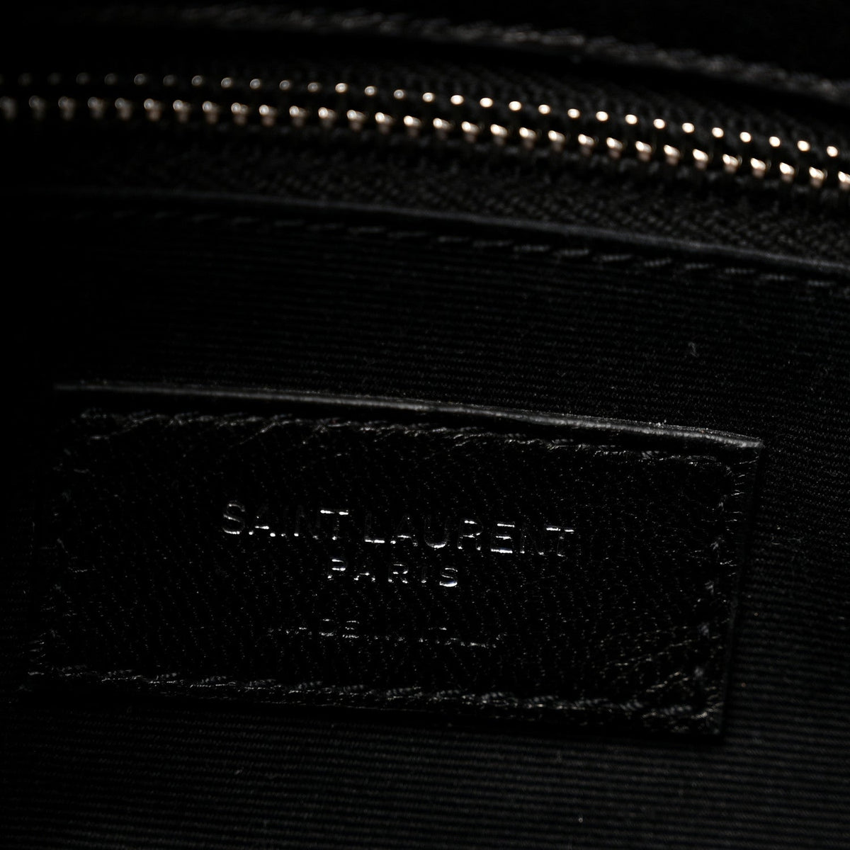 Quilted Lambskin Satchel Bag - Black