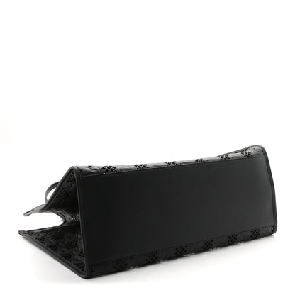 Medium Calfskin Tote Bag - Black