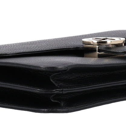 Calfskin Shoulder Bag - Black
