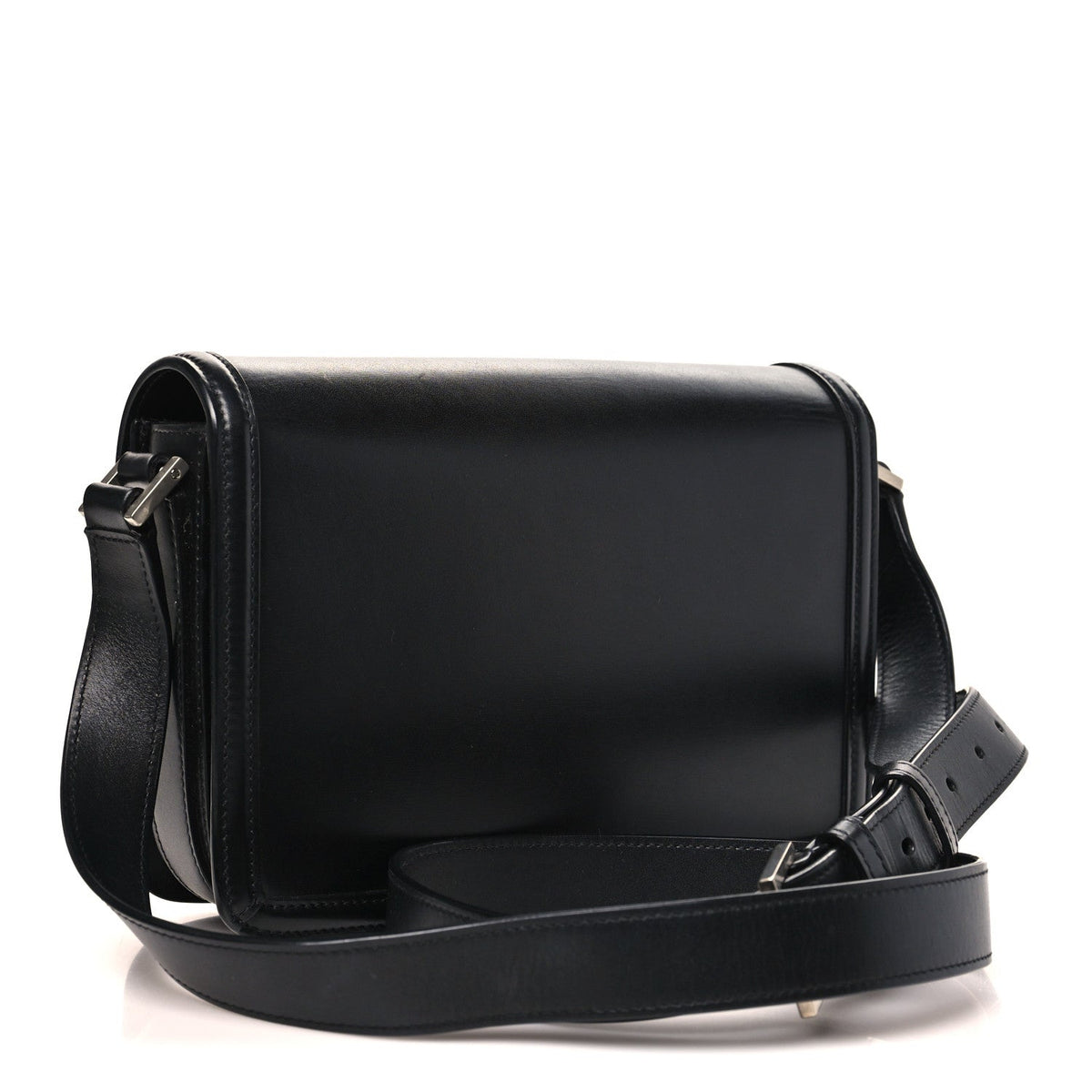 Medium Calfskin Satchel Bag - Black