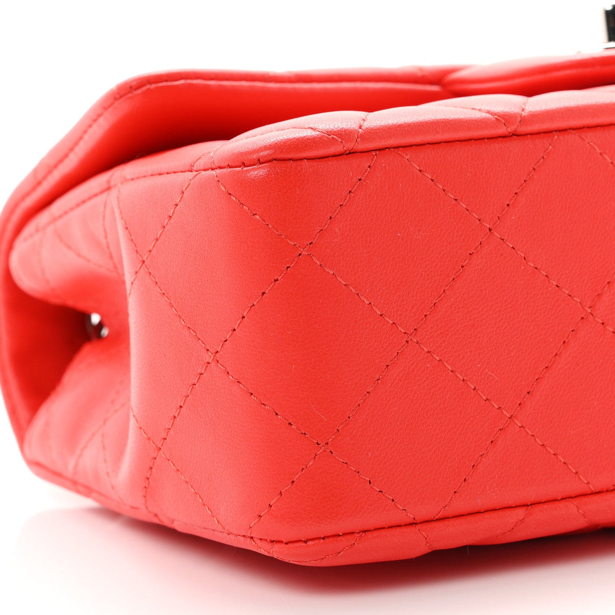 Mini Quilted Lambskin Flap Shoulder Bag - Tan