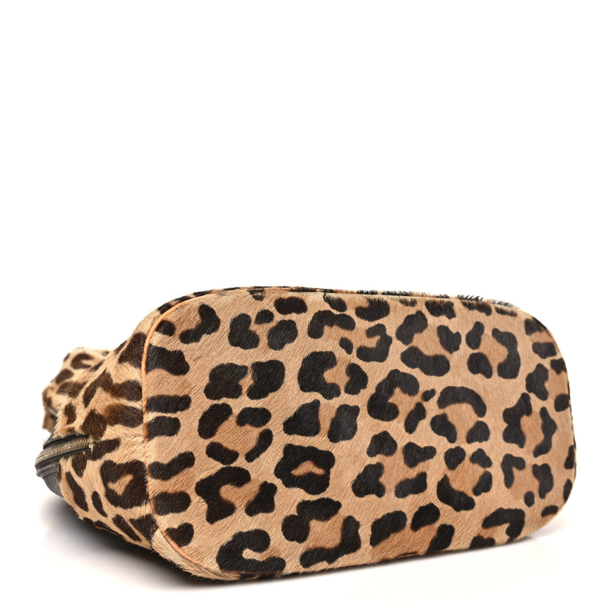 Monogram Azzedine Alaia Leopard Alma Handbag