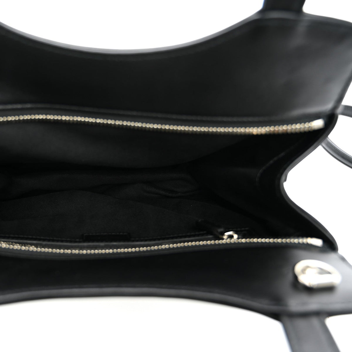 Small Calfskin Tote Bag - Black