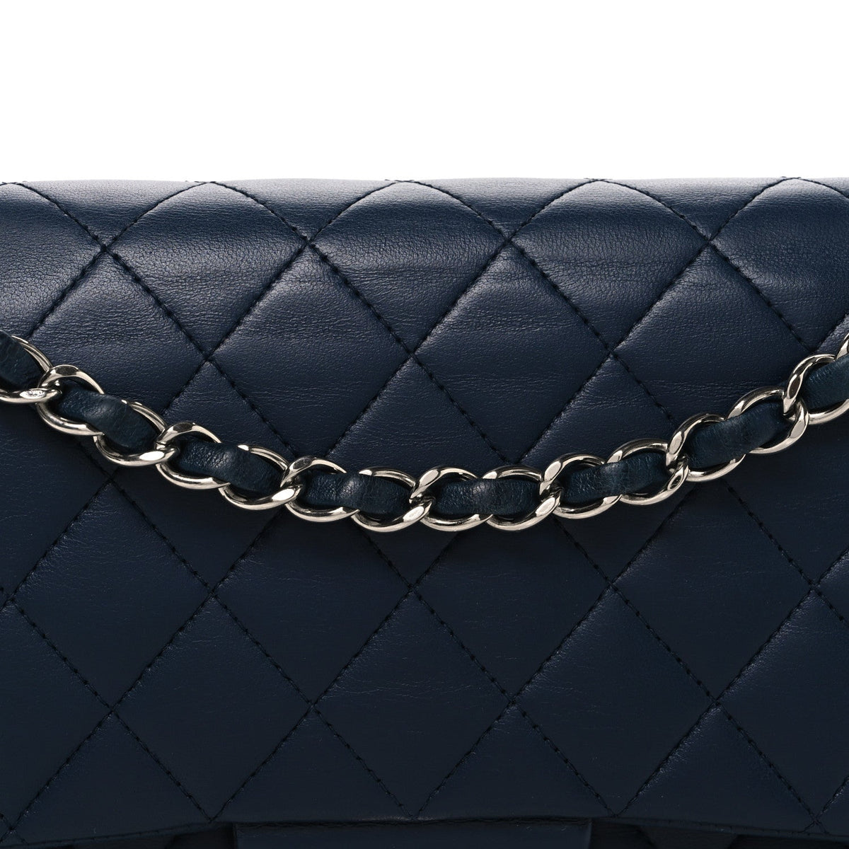 Medium Quilted Lambskin Flap Shoulder Bag