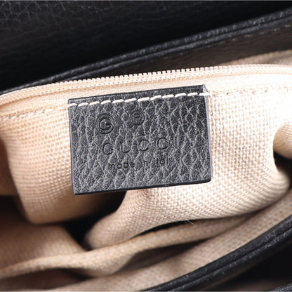 Calfskin Crossbody Bag - Black