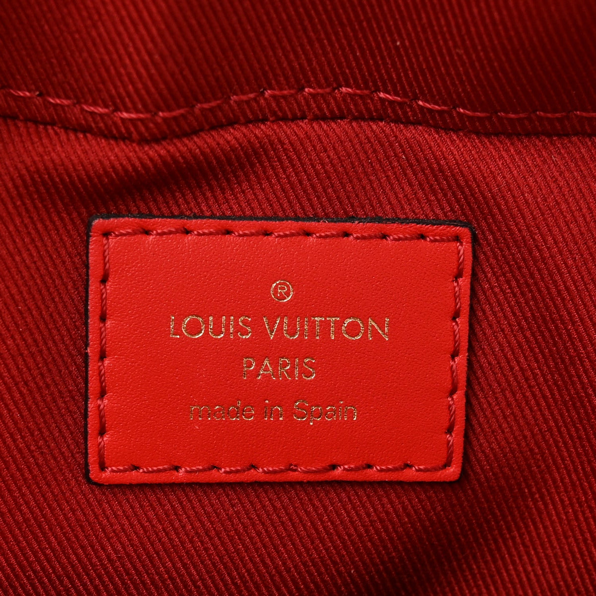 Monogram Saintonge Coquelicot Handbag