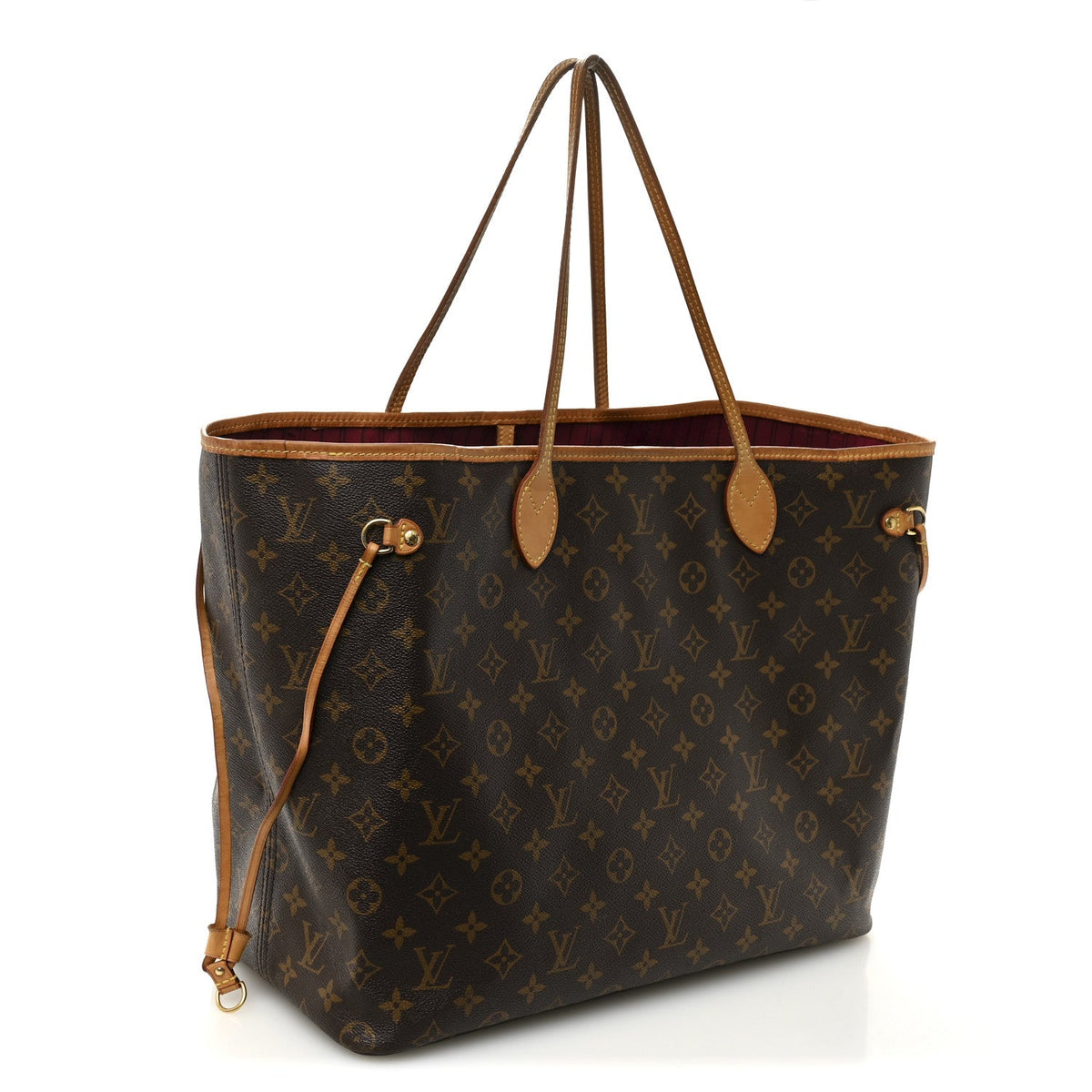 Monogram Neo Neverfull Gm Fuchsia Handbag