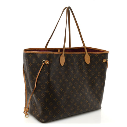 Monogram Neo Neverfull Gm Fuchsia Handbag