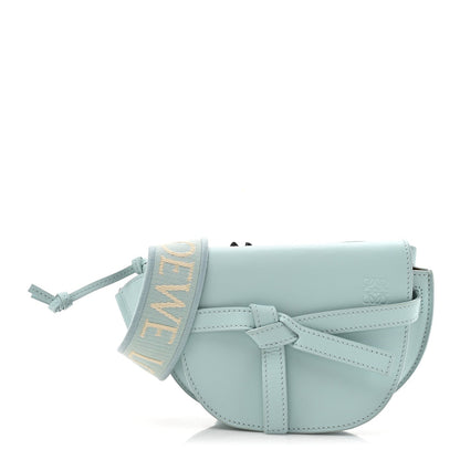 Mini Calfskin Handbag - Blue