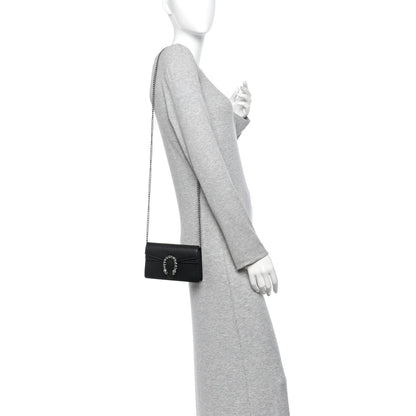 Mini Calfskin Shoulder Bag - Black