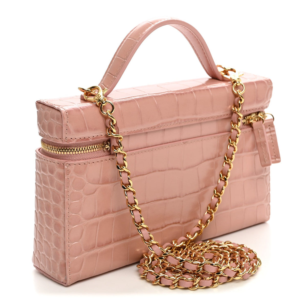 Calfskin Handbag - Pink