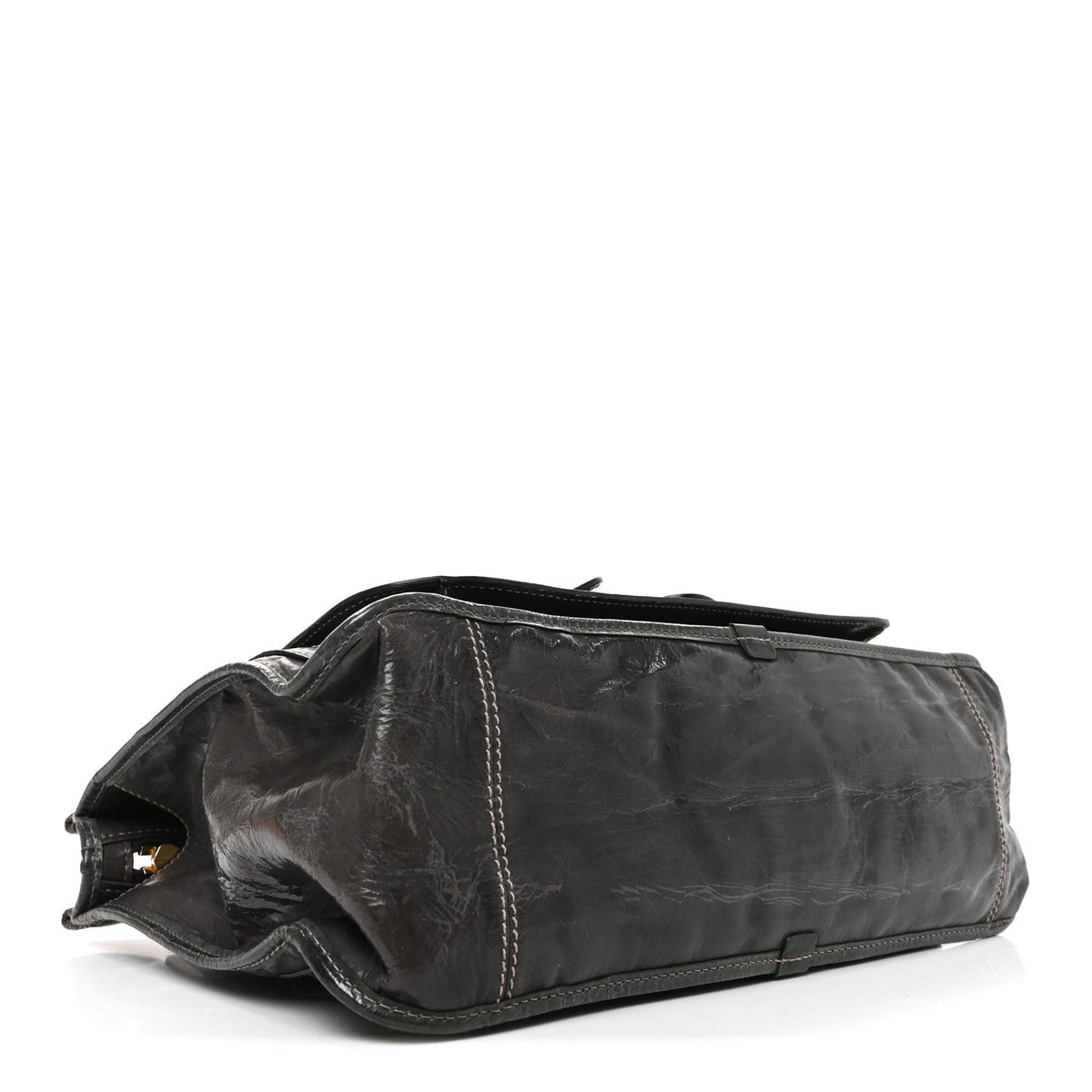 Large Calfskin Tote Bag - Grey