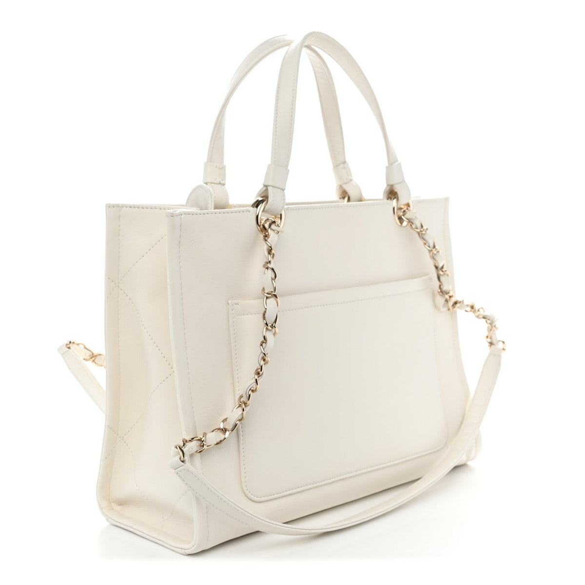 Calfskin Tote Bag - White