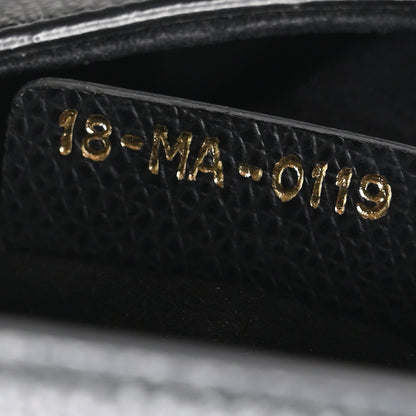 Mini Calfskin Handbag - Black