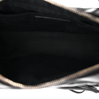 Calfskin Crossbody Bag - Black