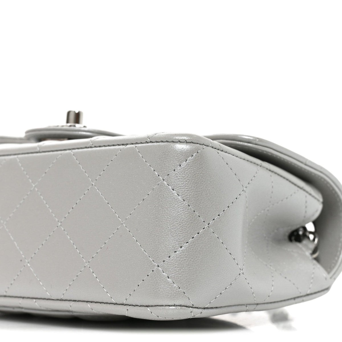 Mini Quilted Lambskin Flap Shoulder Bag - Tan