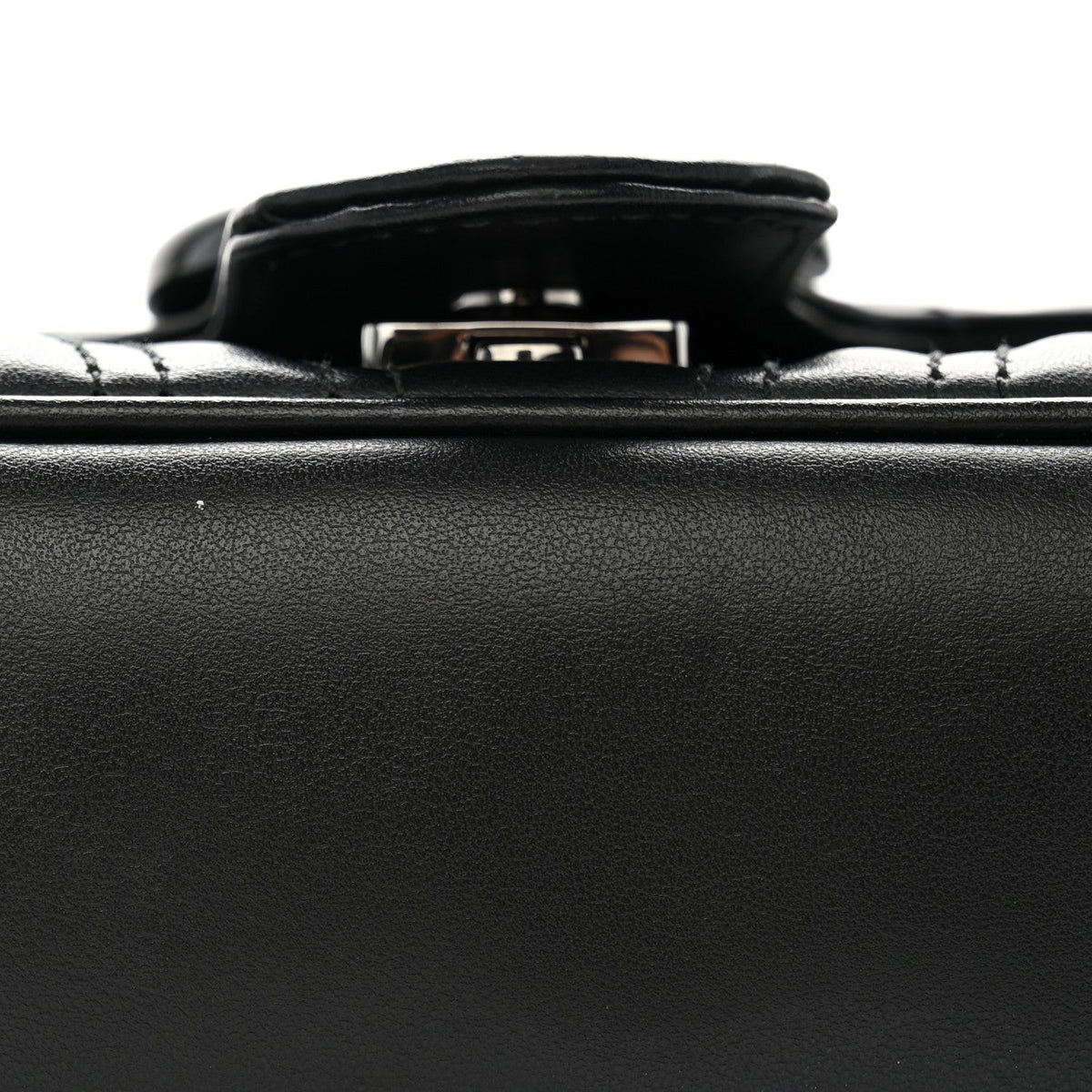 Small Calfskin Shoulder Bag - Black