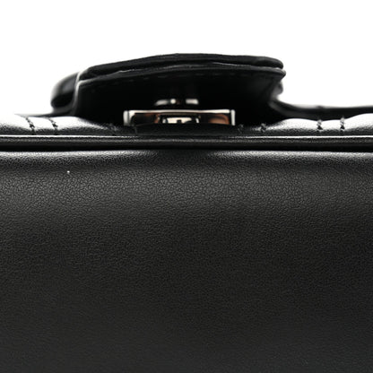Small Calfskin Shoulder Bag - Black
