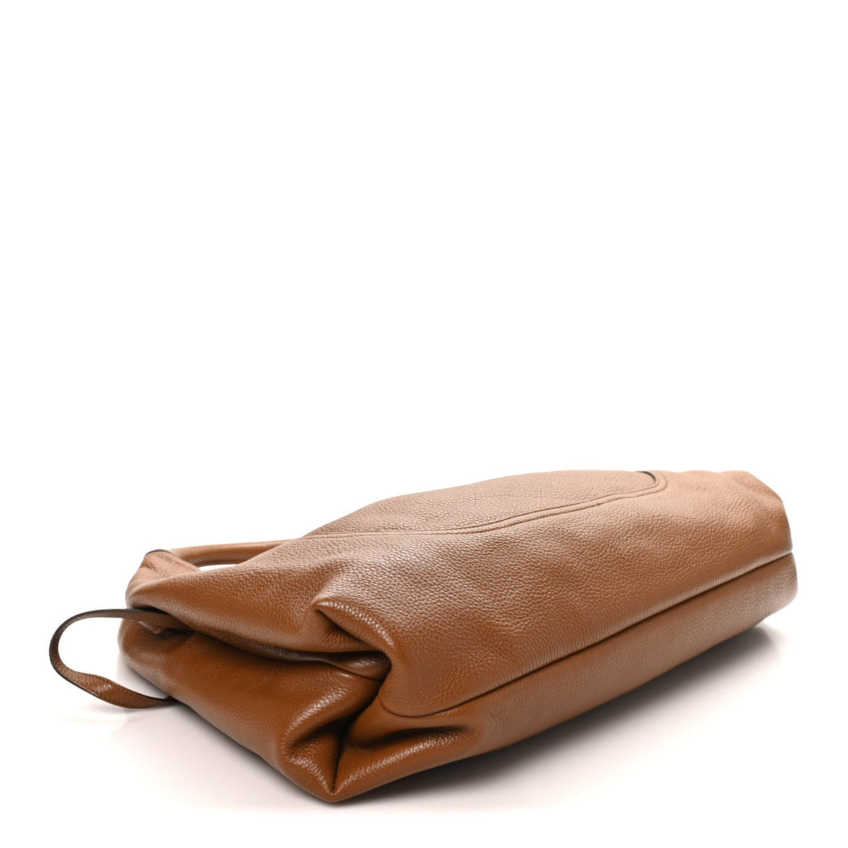 Maxi Calfskin Shoulder Bag - Brown
