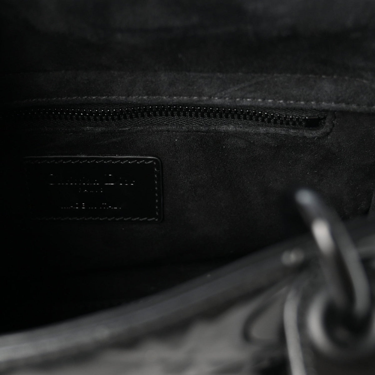Small Calfskin Handbag - Black