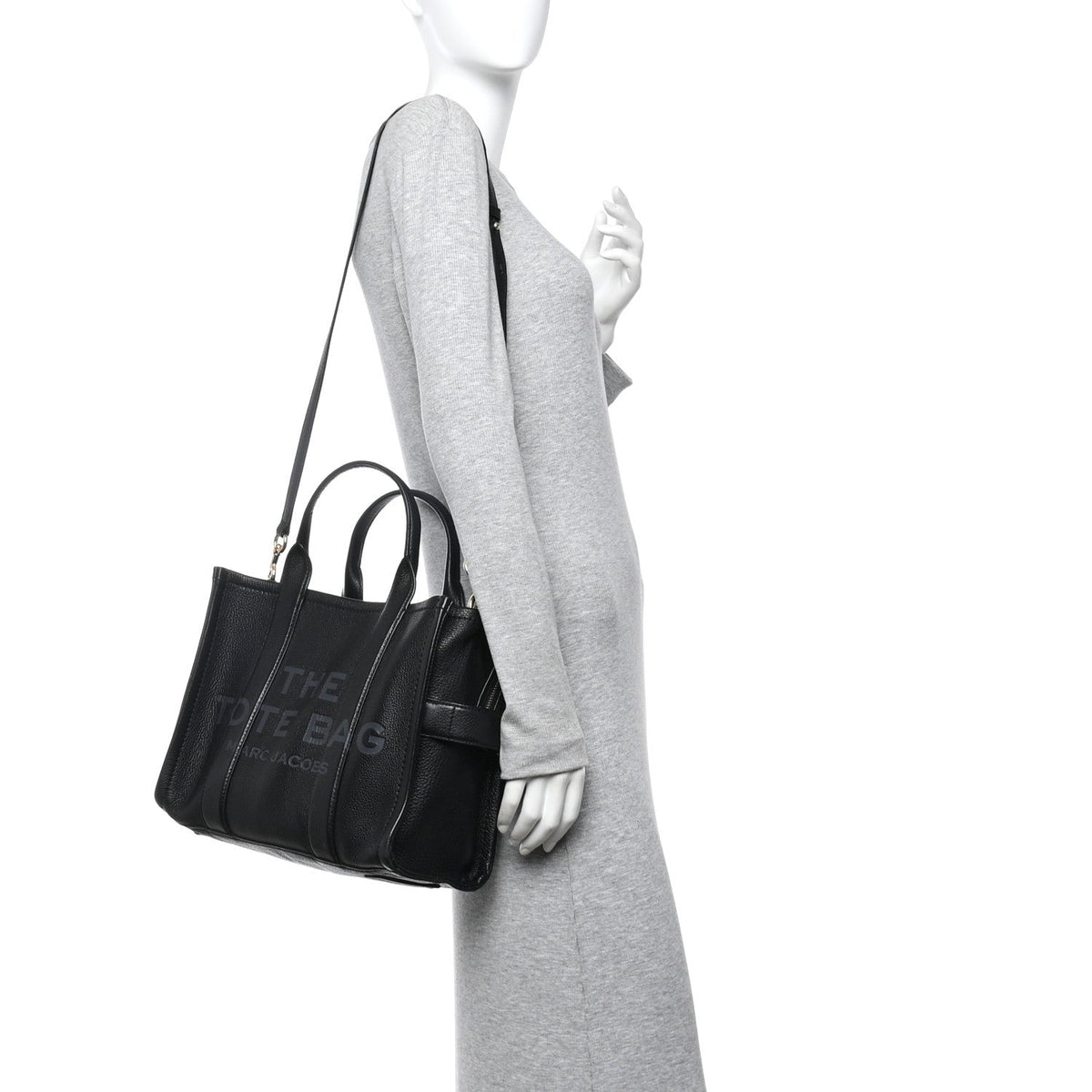 Medium Calfskin Tote Bag - Black