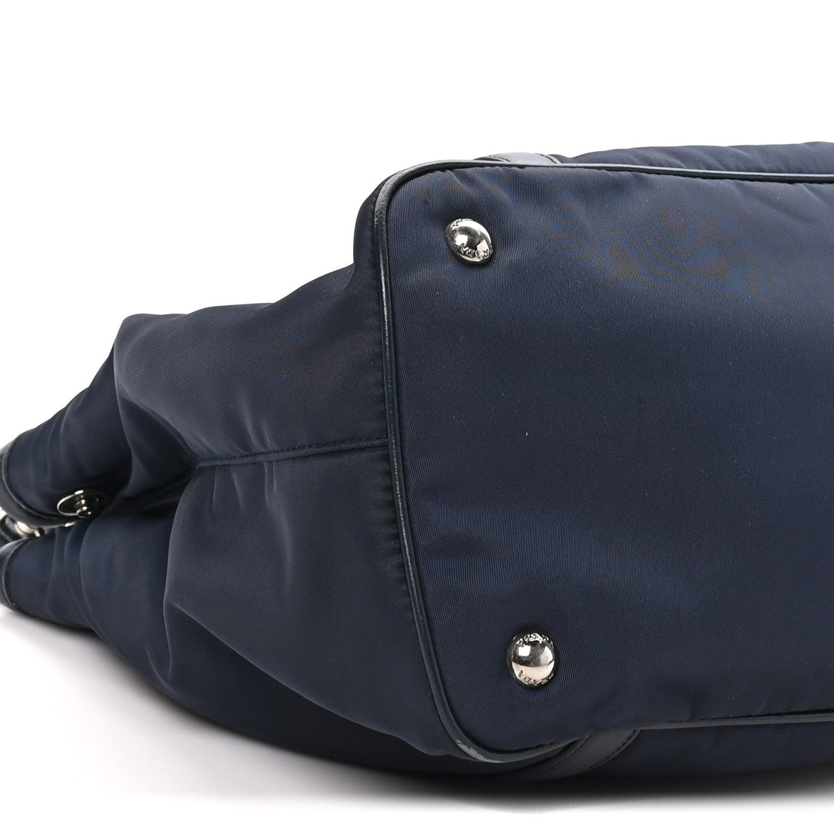 Small Nylon Tote Bag - Blue