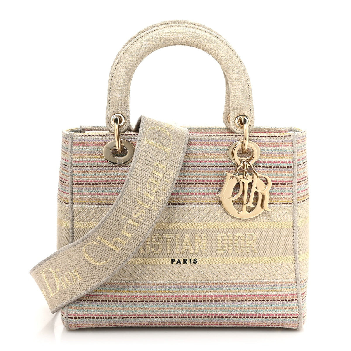 Medium Canvas Handbag - Red