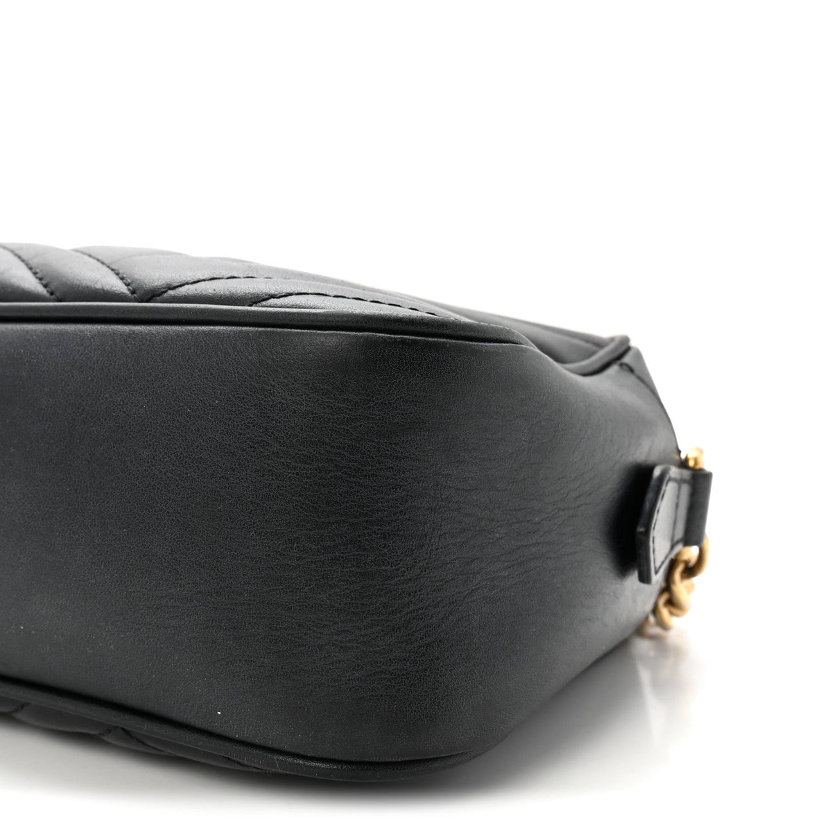 Small Calfskin Shoulder Bag - Black