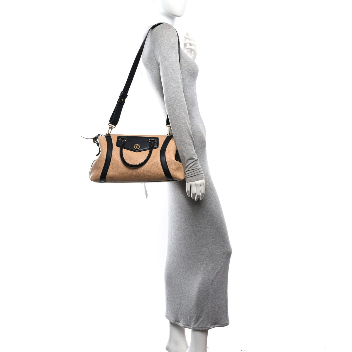 Lambskin Handbag - Beige