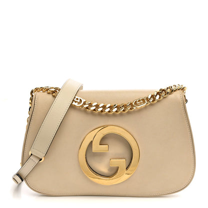 Calfskin Shoulder Bag - White