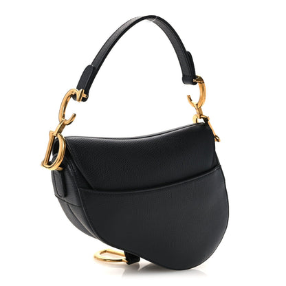 Mini Calfskin Handbag - Black