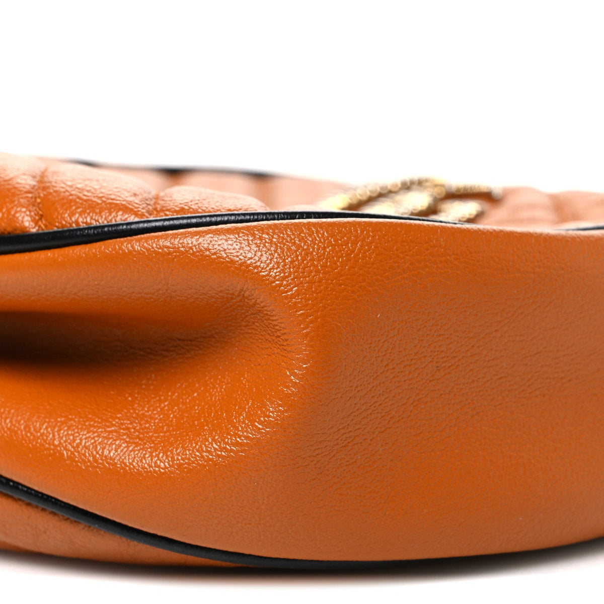 Mini Calfskin Shoulder Bag - Black