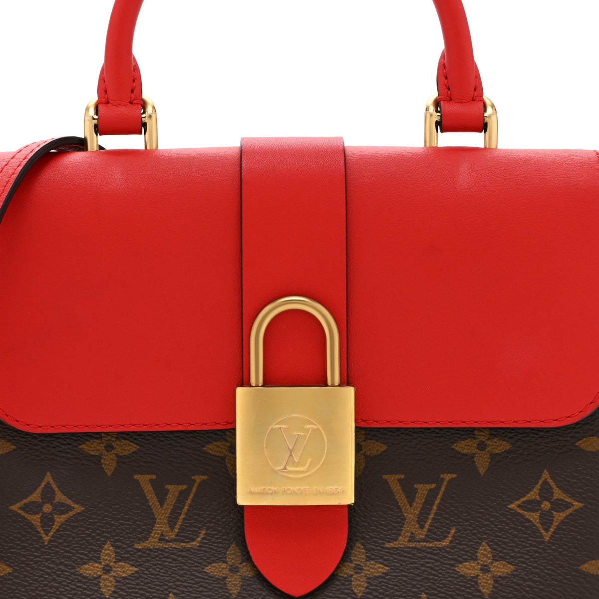 Monogram Locky Bb Coquelicot Handbag